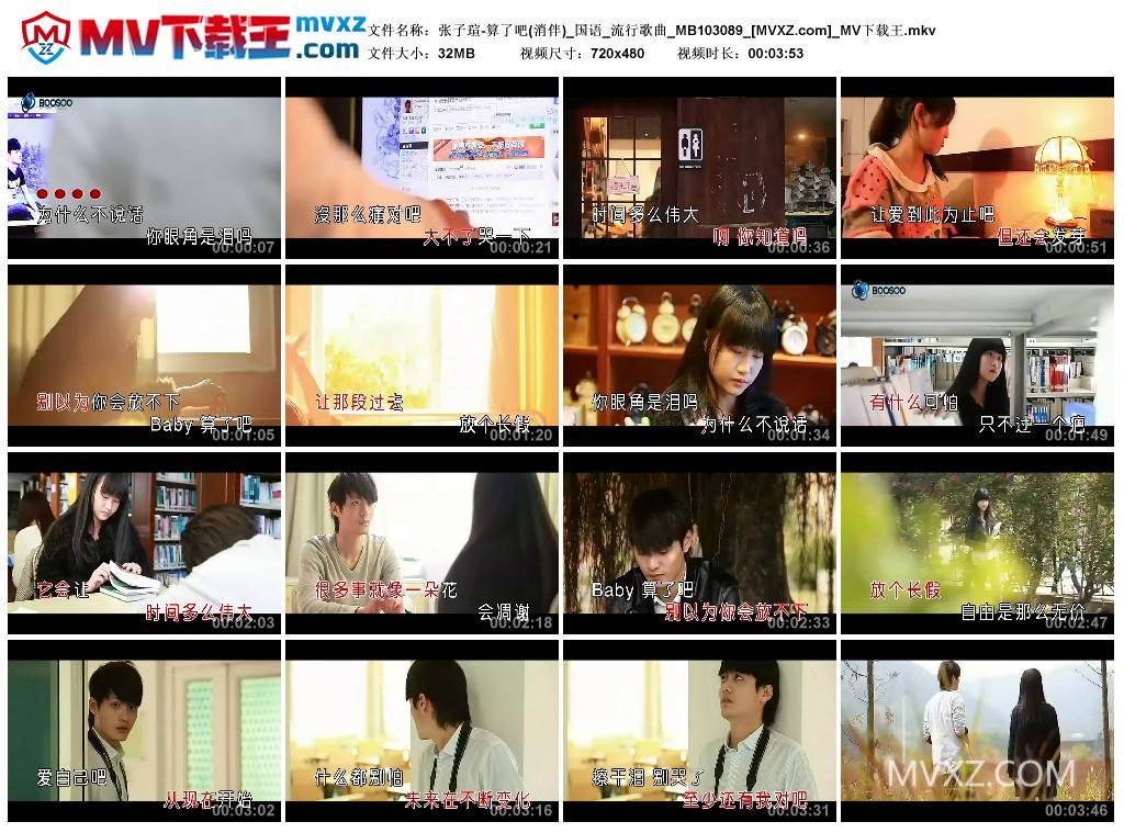 张子瑄-算了吧(消伴)_国语_流行歌曲_MB103089